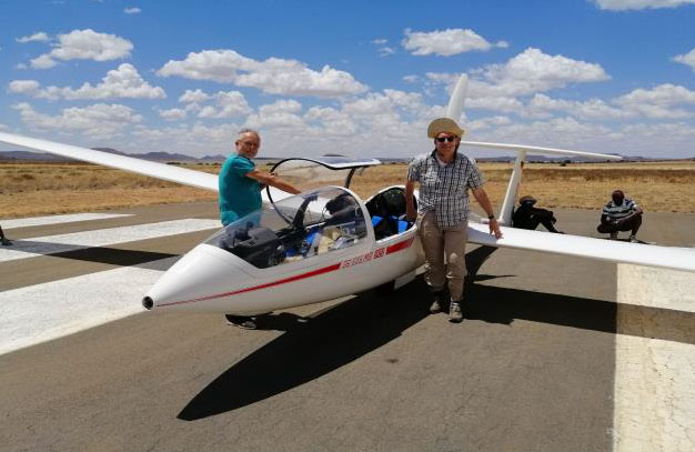 Mit dem Vereinsflieger in Südafrika